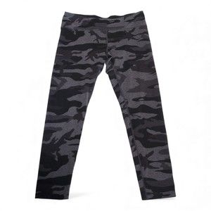 Tuff Athletics Women's Black Camo Leggings XL